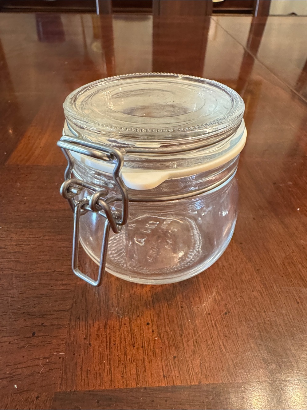 Ikea Small Jar Wire Hinged Lid Storage Food Accessories 4 oz.